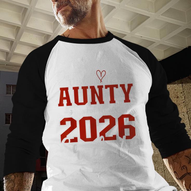 Proud Aunty Of a Class Of 2026 Graduate Senior Graduation Baseball Raglan Shirt