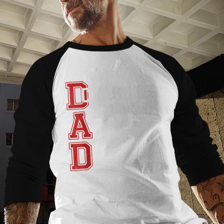 Proud Dad Of A 2026 Graduate Grad Senior Father Graduation Baseball Raglan Shirt