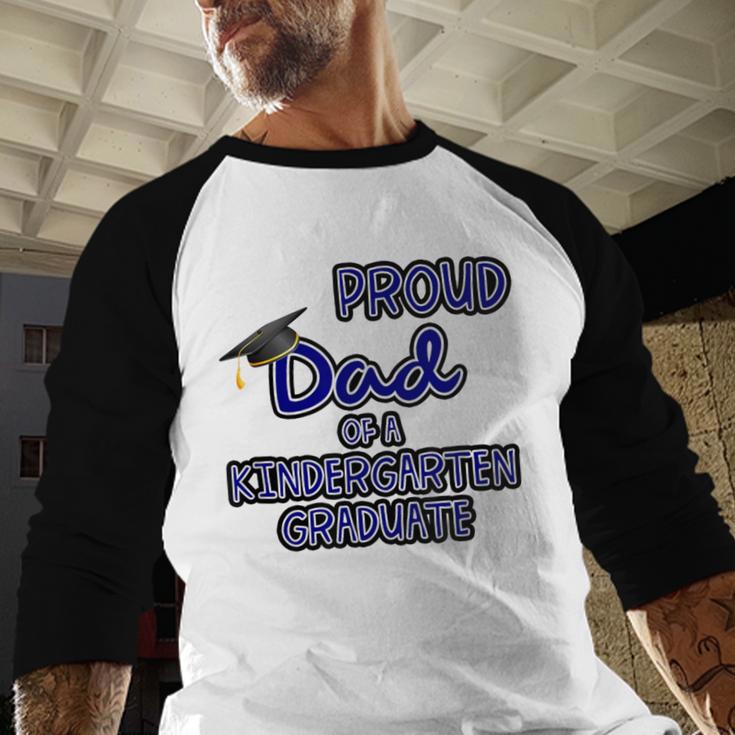 Proud Dad Of a Kindergarten Graduate Graduation TShirt Baseball Raglan Shirt