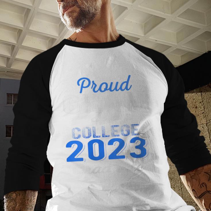 Proud Gram Of 2023 College Graduate Family 23 Graduation Baseball Raglan Shirt