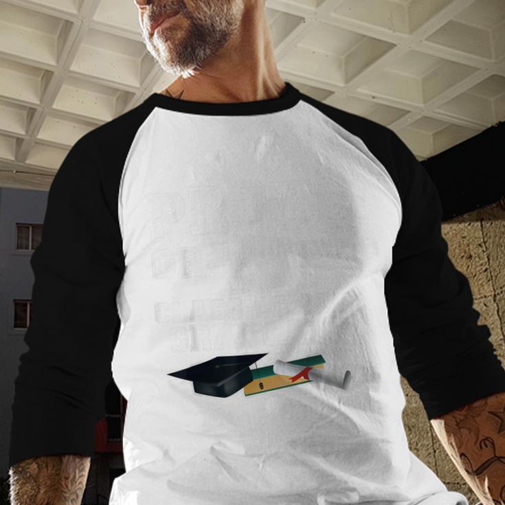 Proud Grandfather Graduation Grandpa Of Grad 2018 Shirt Baseball Raglan Shirt