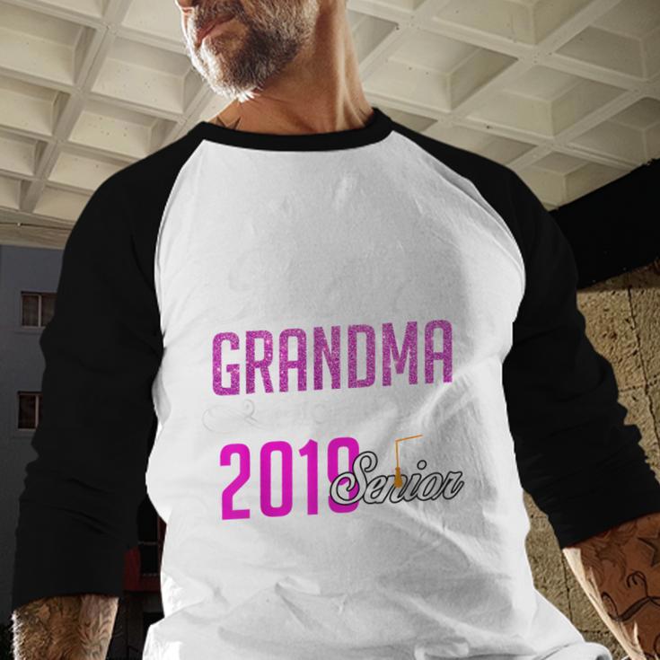 Proud GRANDMA Of A Class 2019 Senior Graduation Baseball Raglan Shirt
