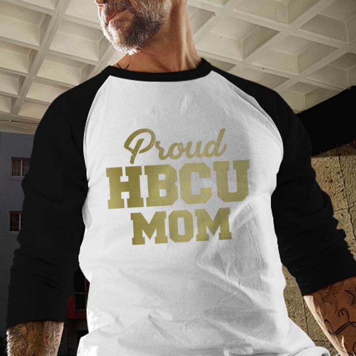Proud HBCU Mom Graduation College Baseball Raglan Shirt