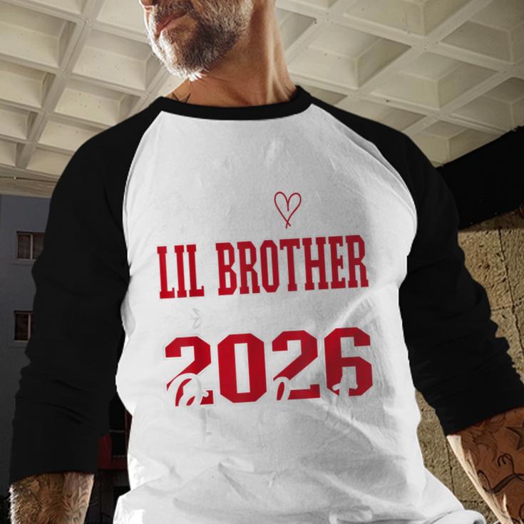 Proud Lil Brother Of a Class Of 2026 Graduate For Graduation Baseball Raglan Shirt