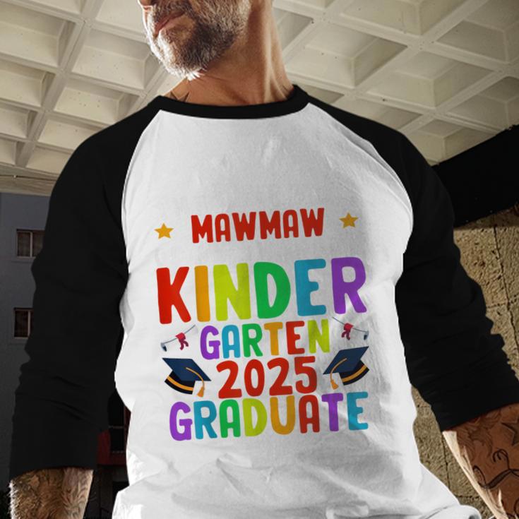 Proud MAWMAW Of Awesome Kindergarten Pre-K Graduation 2025 Baseball Raglan Shirt