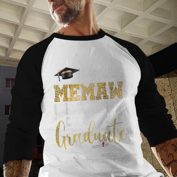 Proud Memaw Of 2026 Graduate College Graduation Baseball Raglan Shirt