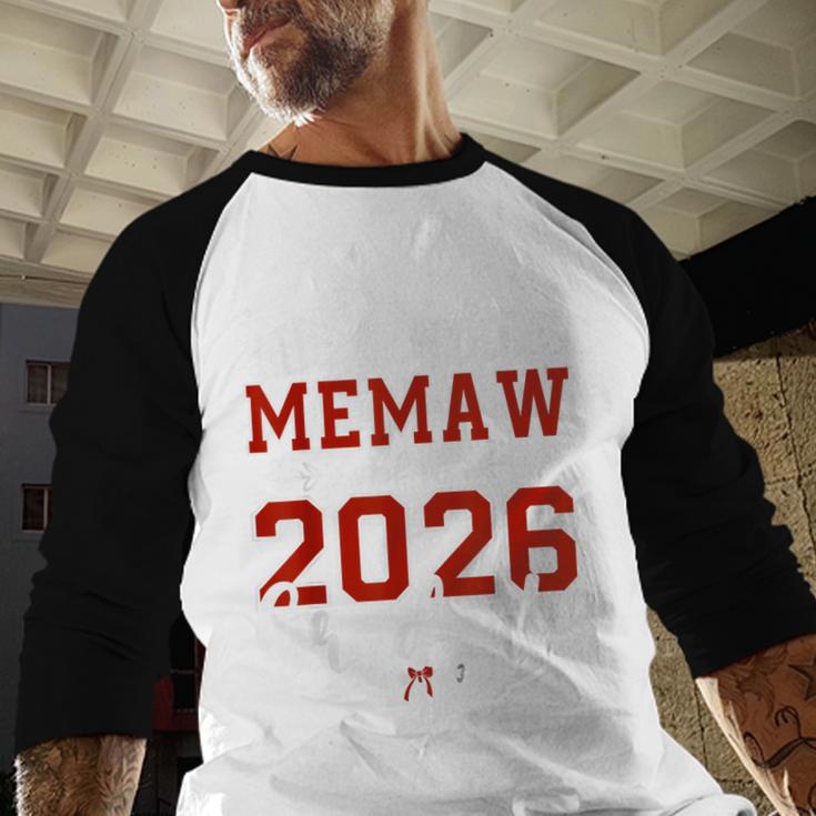 Proud Memaw Of a Class Of 2026 Graduate For Graduation Baseball Raglan Shirt