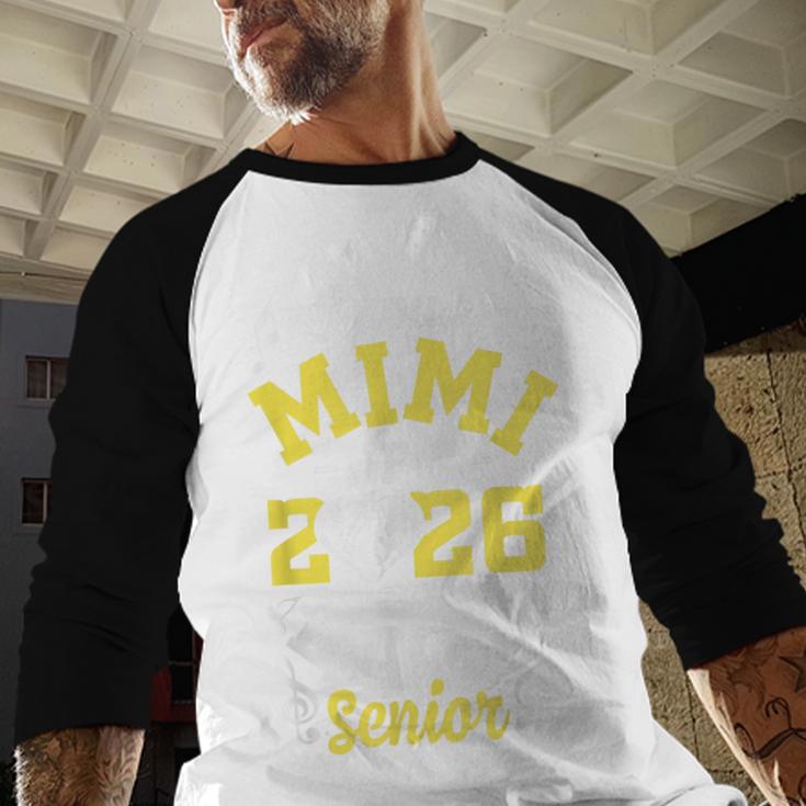 Proud Mimi Of a Band Senior 2026 Graduation Baseball Raglan Shirt