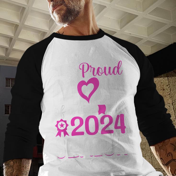 Proud Mom Of A 2024 Senior Graduation Baseball Raglan Shirt Proud Mom Of A 2024 Senior Graduation Baseball Raglan Shirt