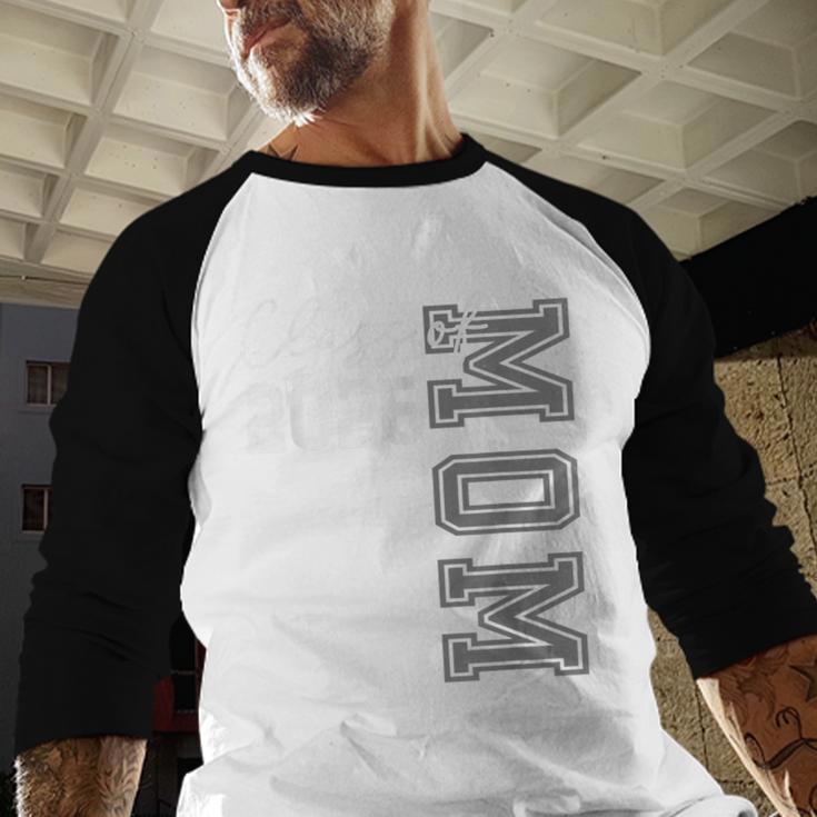 Proud Mom Of A 2026 Graduate Grad Senior Mother Graduation Baseball Raglan Shirt