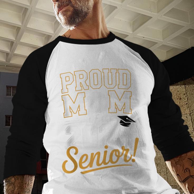Proud Mom Of a 2026 Senior Volleyball Graduation Baseball Raglan Shirt