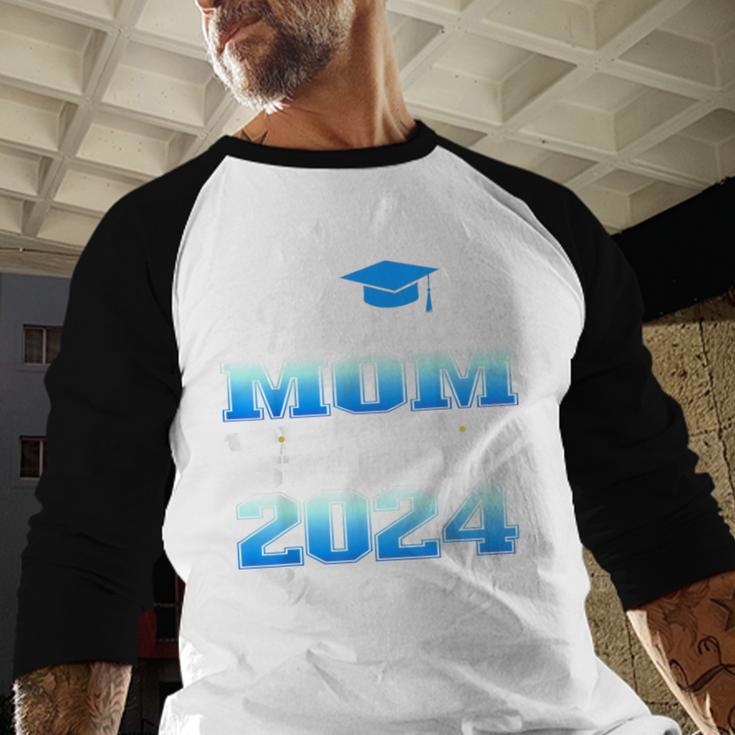 Proud Mom Of 5th Grade Graduate 2024 Elementary Graduation Baseball Raglan Shirt