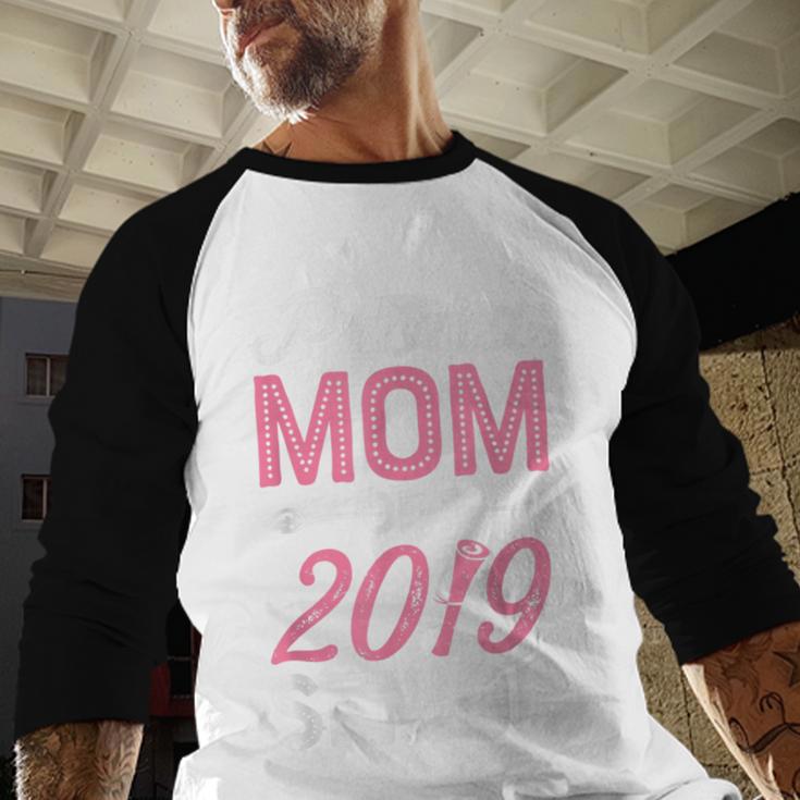 Proud Mom Of A Class 2019 SeniorShirt Graduation Baseball Raglan Shirt