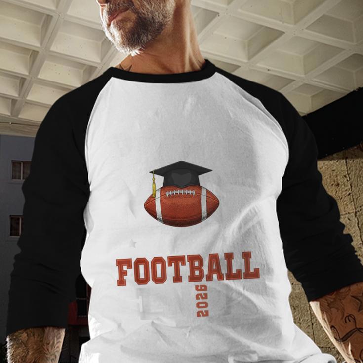 Proud Mom Of a Football Senior 2026 Graduation Gifts Baseball Raglan Shirt