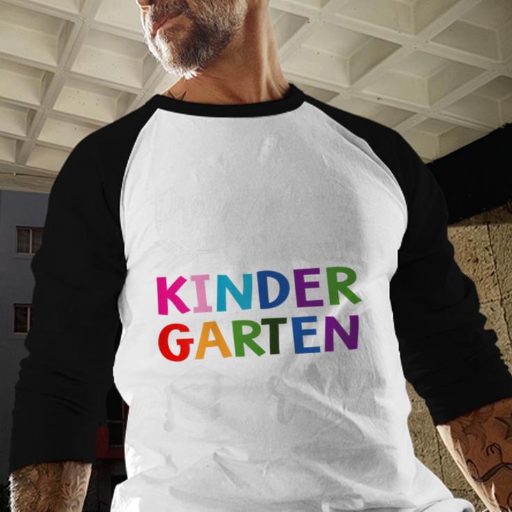 Proud Mom Of A Kindergarten Grad Shirt Graduation Baseball Raglan Shirt