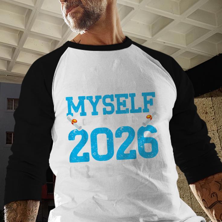 Proud Myself Of A Class Of 2026 Graduate Senior Graduation Baseball Raglan Shirt