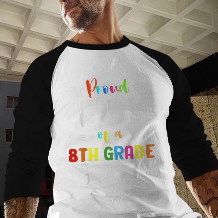 Proud NEPHEW Of A 8th Grade Graduate Graduation 2024 Class Baseball Raglan Shirt