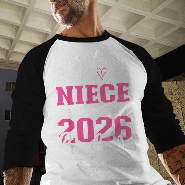 Proud Niece Of a Class Of 2026 Graduate For Graduation Baseball Raglan Shirt