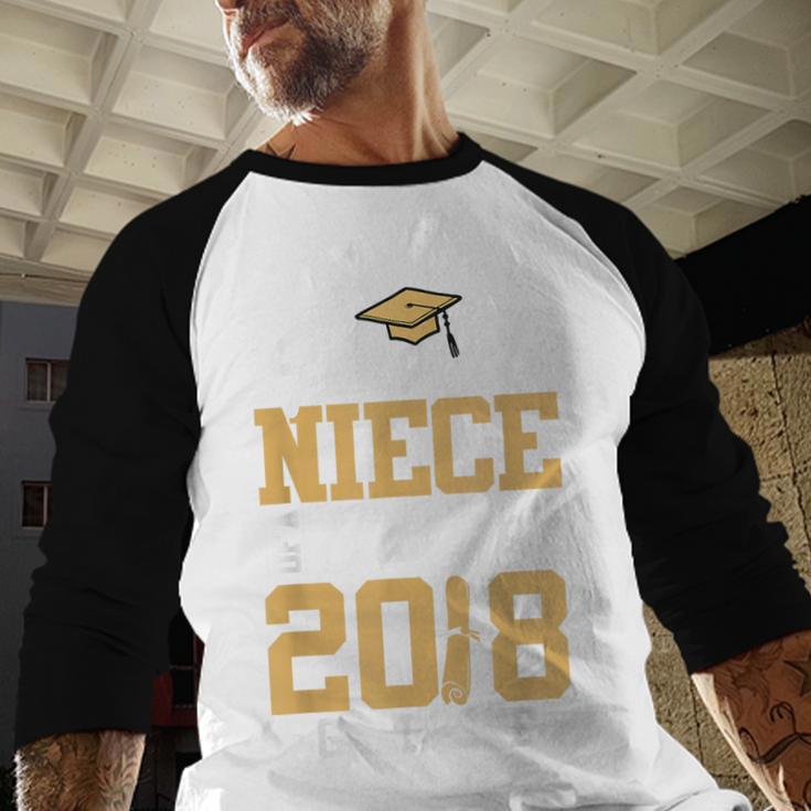 Proud Niece Graduation Shirts For Family 2018 Baseball Raglan Shirt