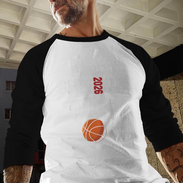 Proud Senior Tia 2026 Graduation Basketball Player Baseball Raglan Shirt