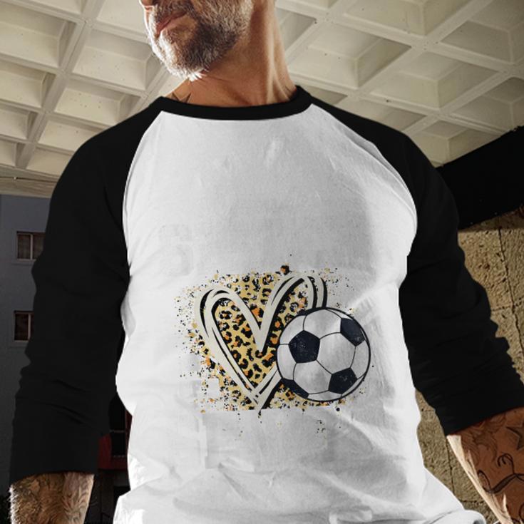 Proud Sister Of A 2026 Senior Soccer Graduation Leopard Baseball Raglan Shirt