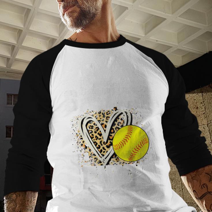 Proud Sister Of A 2026 Senior Softball Graduation Leopard Baseball Raglan Shirt