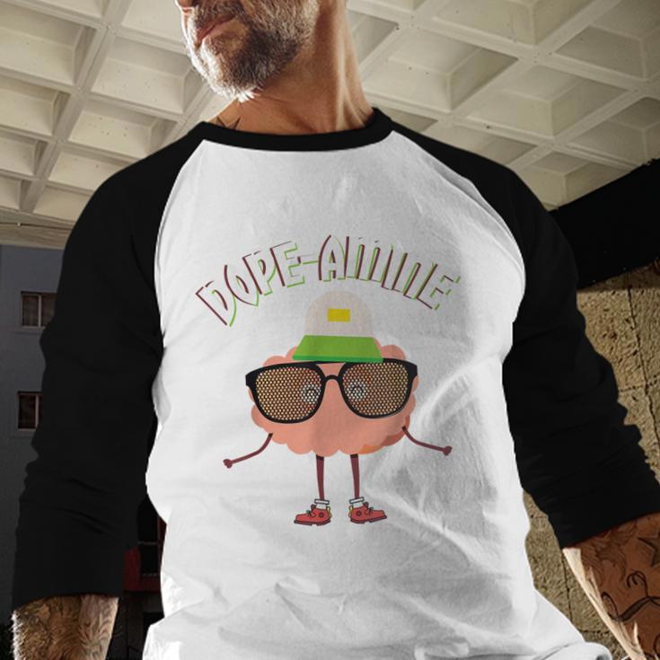 Psychology Major PsyD PhD 2024 Dopamine Graduation Baseball Raglan Shirt
