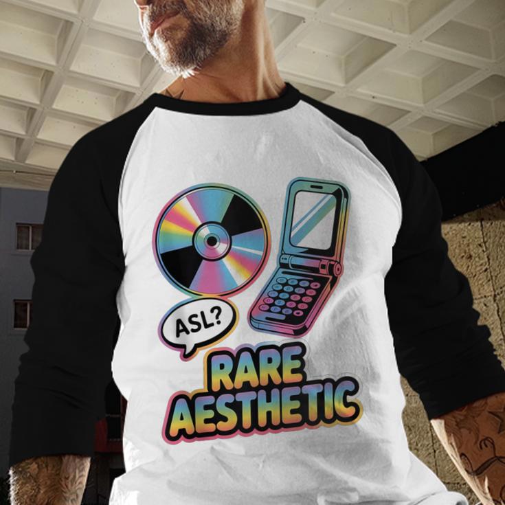 Rare Aesthetic Retro Nostalgia Y2K Vibes Baseball Raglan Shirt Rare Aesthetic Retro Nostalgia Y2K Vibes Baseball Raglan Shirt