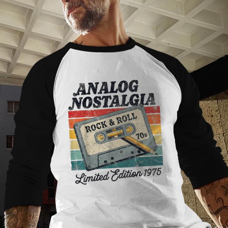 Retro Cassette Case 70s Vintage Music Analog Nostalgia Baseball Raglan Shirt Retro Cassette Case 70s Vintage Music Analog Nostalgia Baseball Raglan Shirt