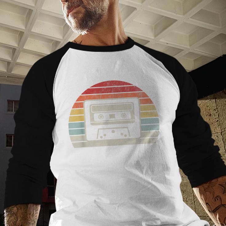 Retro Cassette Tape 80s 90s Nostalgia Baseball Raglan Shirt Retro Cassette Tape 80s 90s Nostalgia Baseball Raglan Shirt
