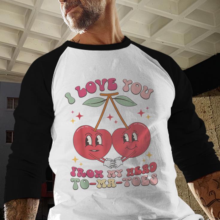 Retro Cherry Love 90s Nostalgia Baseball Raglan Shirt Retro Cherry Love 90s Nostalgia Baseball Raglan Shirt