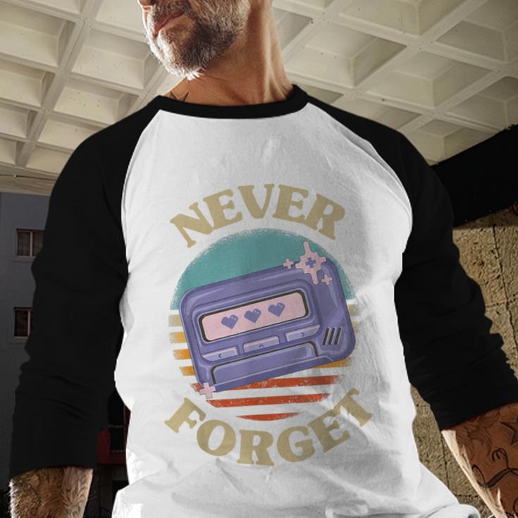Retro Pager Never Forget Nostalgia Vintage Baseball Raglan Shirt Retro Pager Never Forget Nostalgia Vintage Baseball Raglan Shirt