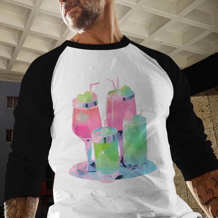 Retro Soft Drinks 80s 90s Nostalgia Cute Anime Aesthetic Tee Baseball Raglan Shirt Retro Soft Drinks 80s 90s Nostalgia Cute Anime Aesthetic Tee Baseball Raglan Shirt