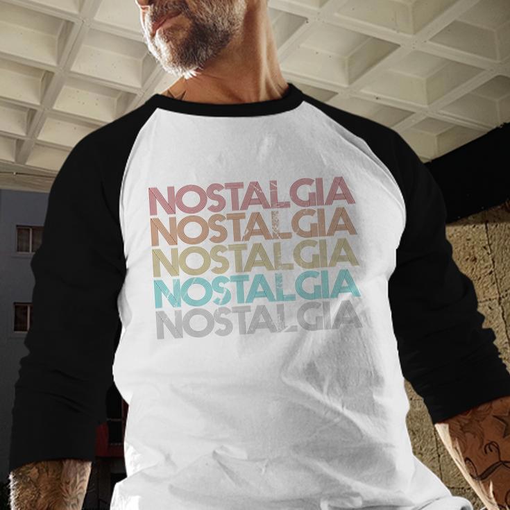Retro Vintage Nostalgia Baseball Raglan Shirt Retro Vintage Nostalgia Baseball Raglan Shirt