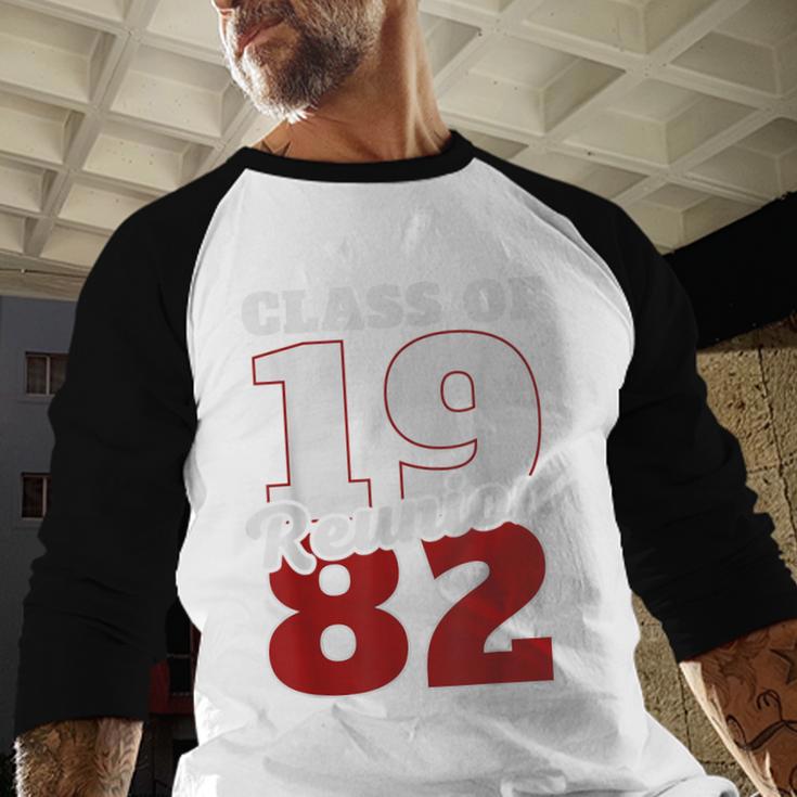 Reunion 1982 Class Of 1982 Reunion 82 Graduation 1982 Baseball Raglan Shirt
