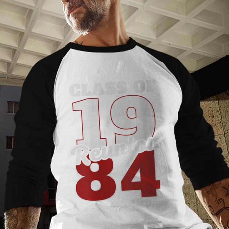 Reunion 1984 Class Of 1984 Reunion 84 Graduation 1984 Baseball Raglan Shirt