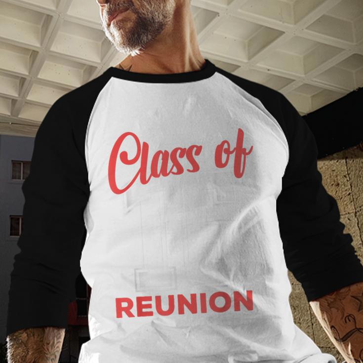 Reunion 2016 Class Of 2016 Matching Graduation High School Baseball Raglan Shirt