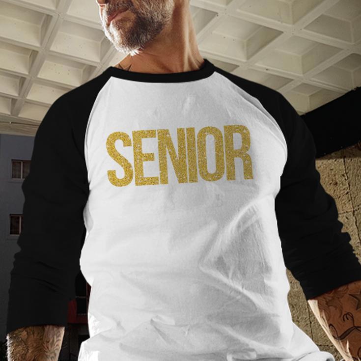 Senior 2025 Graduation Class Of 2025 Senior Men Women Baseball Raglan Shirt