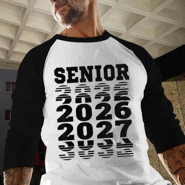 Senior 2026 2027 Class Of Graduation Baseball Raglan Shirt