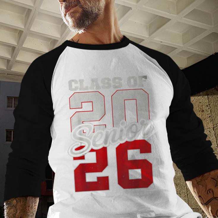 Senior 2026 Class Of 2026 Graduation 2026 Senior 26 Graduate Baseball Raglan Shirt