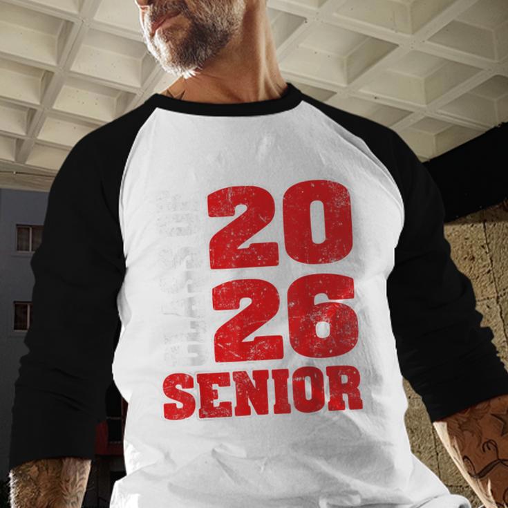 Senior 2026 Class Of 2026 Graduation Baseball Raglan Shirt