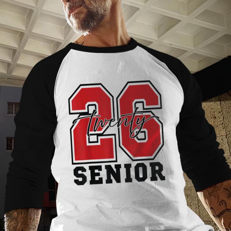 Senior 2026 Class Of 2026 School Graduation 2026 Merch Baseball Raglan Shirt