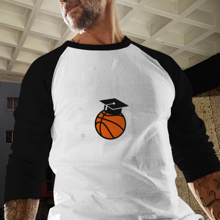 Senior 2026 Dad Basketball Graduation Baseball Raglan Shirt