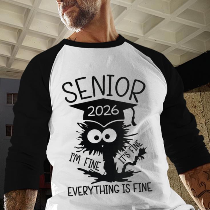 Senior 2026 High School College Graduation Year Class Of 26 Baseball Raglan Shirt
