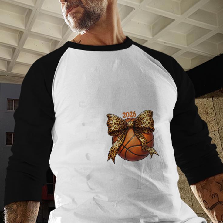 Senior Basketball Mom Class Of 2026 Player Graduation Grad Baseball Raglan Shirt