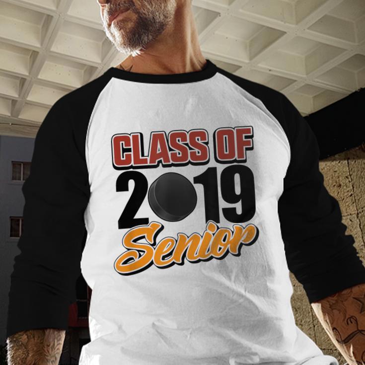 Senior Class Of 2019 Tshirt Graduation Students Hockey Baseball Raglan Shirt