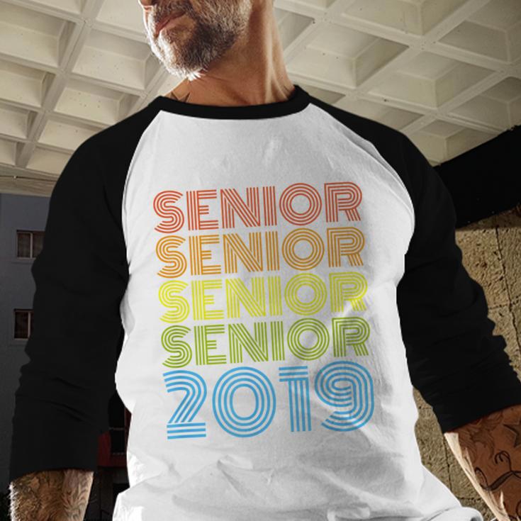 SENIOR CLASS 2019SHIRT High School Graduation Baseball Raglan Shirt