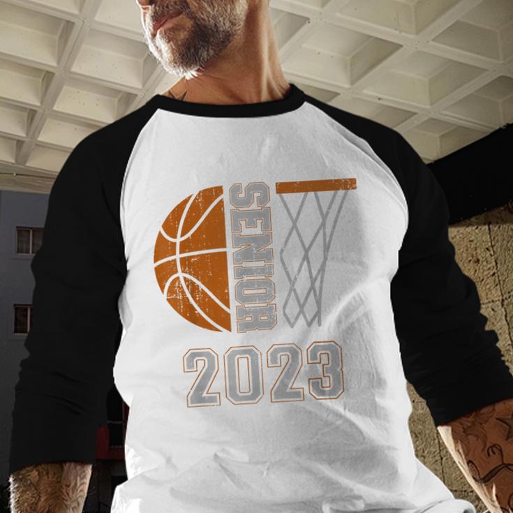 Senior Class Of 2023 Graduation Basketball Team Graduate Baseball Raglan Shirt