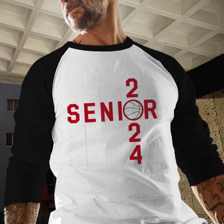 Senior Class Of 2024 Graduation 2024 Maroon Basketball Baseball Raglan Shirt