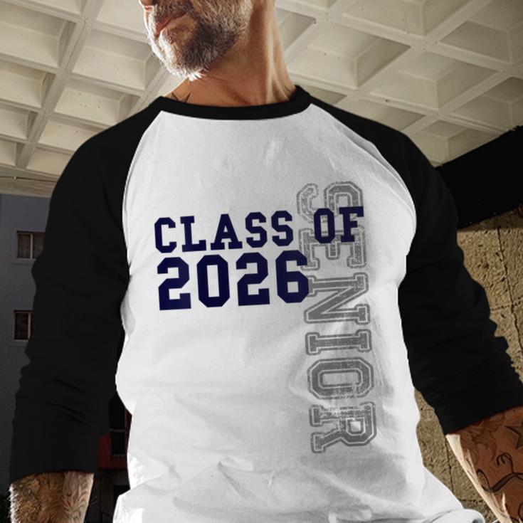 Senior Class Of 2026 Graduation Year High School & College Baseball Raglan Shirt